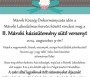 Mároki házisütemény sütő verseny plakát - Mároki Lakodalmas