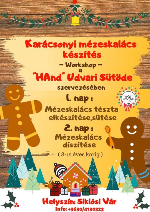 Mézeskalács workshop  - Mézeskalács workshop a "HAnd" Udvari Sütödében