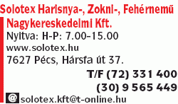   - Solotex Harisnya-, Zokni-, Fehérnemű Nagykereskedelmi Kft.