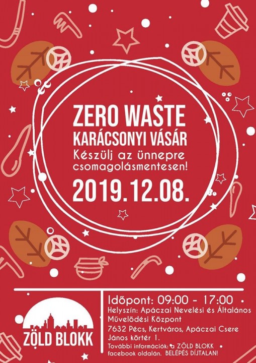 Zero Waste Karácsonyi Vásár 2019  - Zero Waste karácsonyi vásár